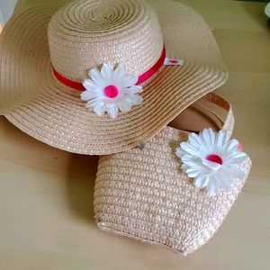 Build A Bear Hat, Bag, and Towel Set